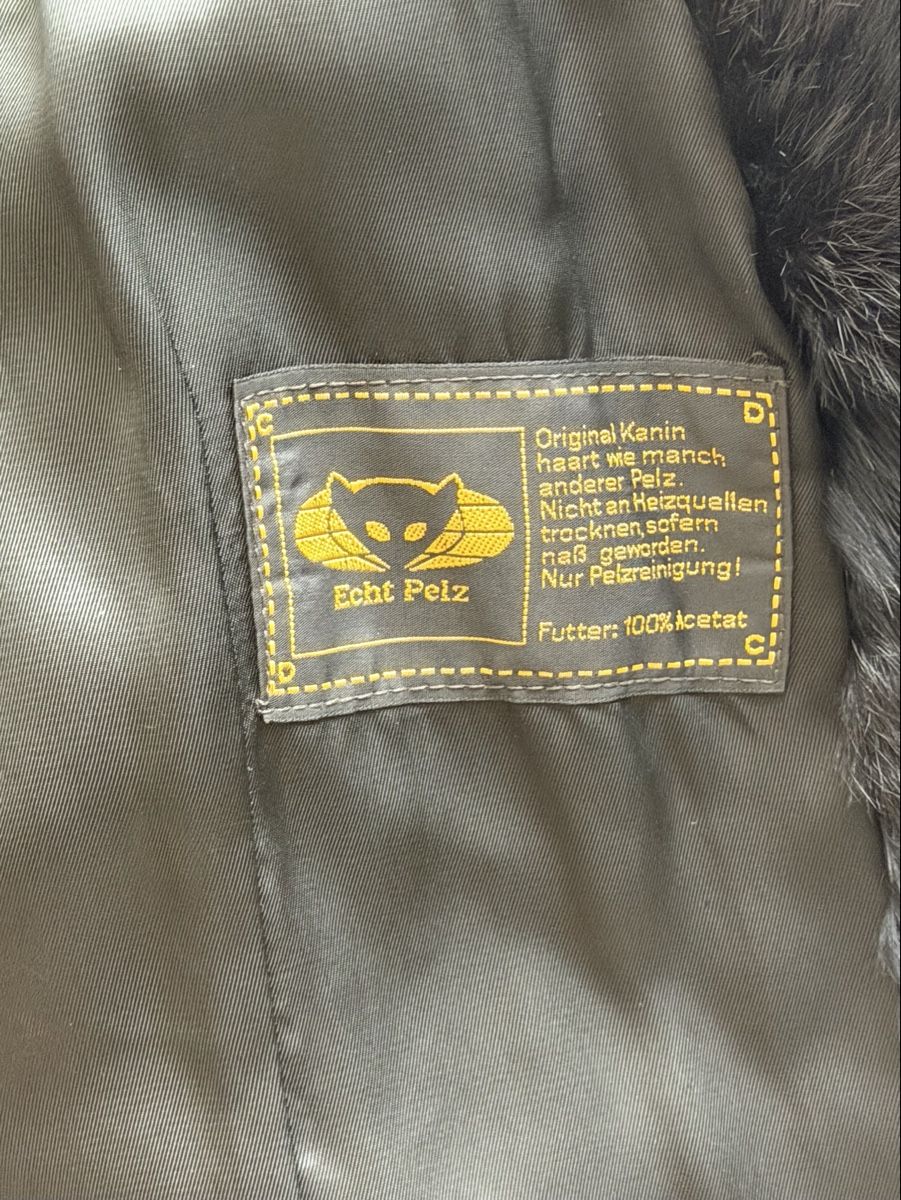 Vestes & Manteaux: Black Rabbit Fur Jacket Women's Size M Good Condition – D'occasion à Küssnacht am Rigi par ann_wtt7 3