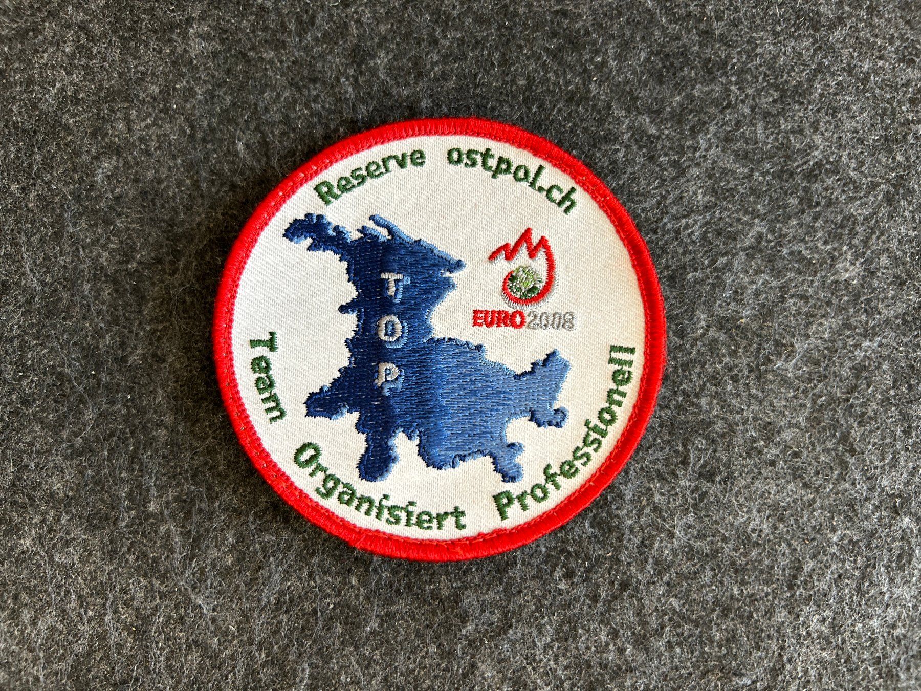 Plaketten & Abzeichen: Patch, Reserve ostpol.ch EURO2008 – Gebraucht aus Berikon von DGC-1995