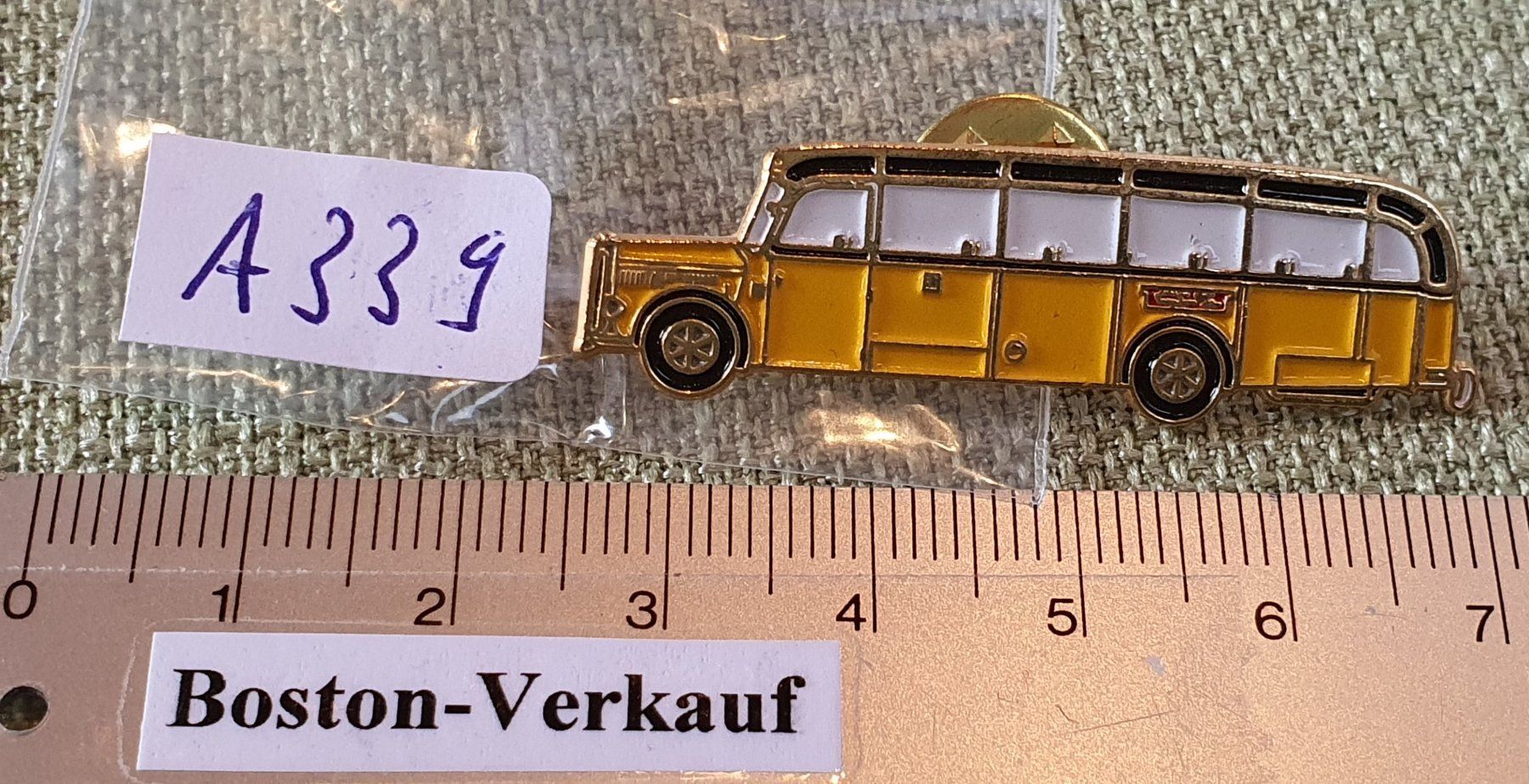 Placchette & Badge: A339 - Pin PTT Post Postauto Postbus Bus – Usato da Reinach BL venduto da Boston-Verkauf 2