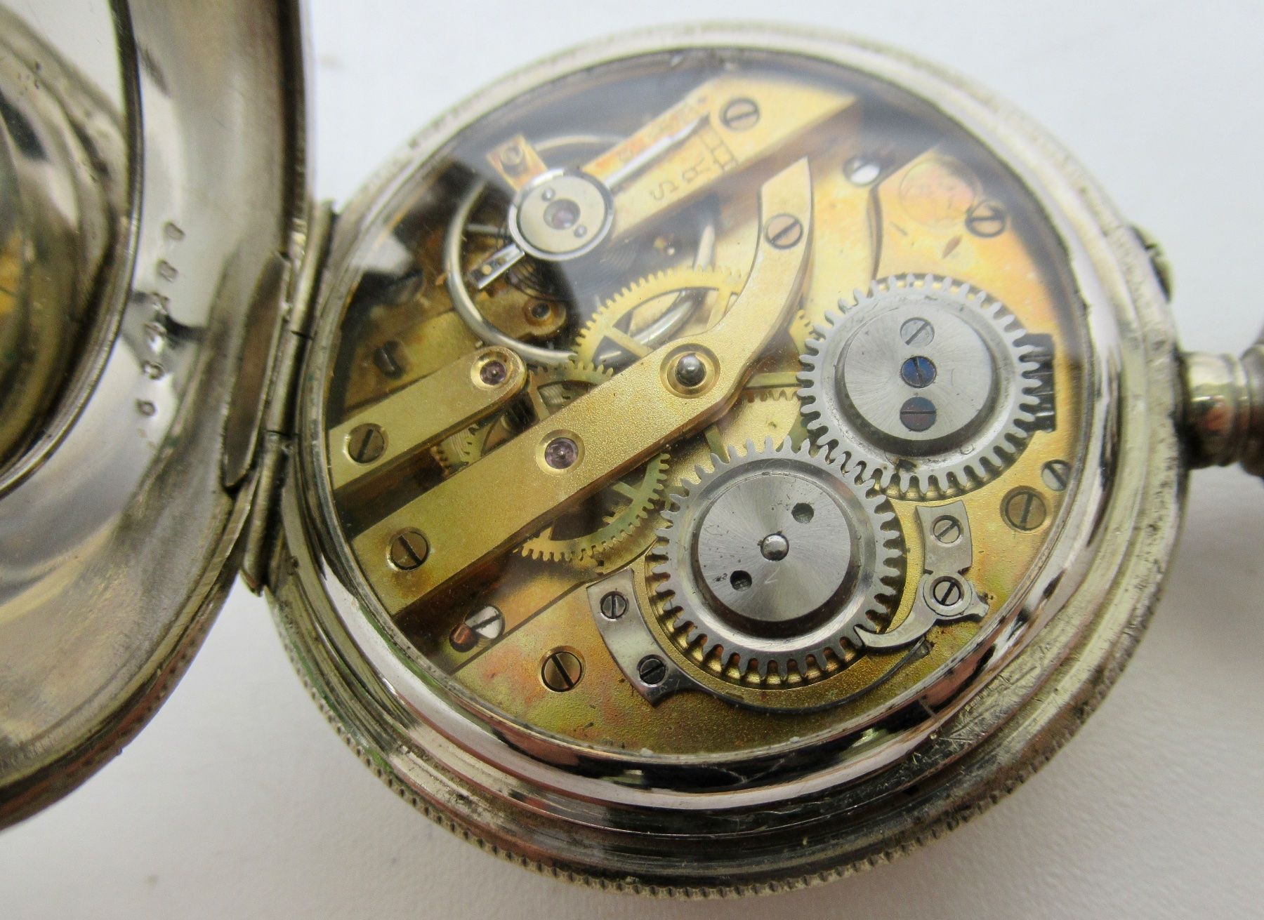 Orologi: Taschenuhr mit Kompass und Uhrenkette – Usato da Bern venduto da Colligentes 7