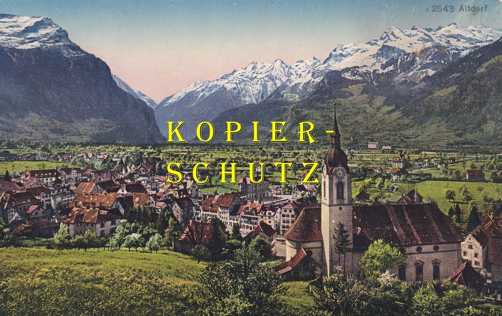 Cartoline postali: Altdorf /bc – Usato da Hombrechtikon venduto da Rudolf07