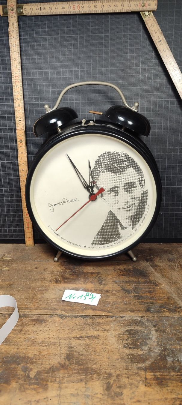 Sveglie: Wunderschöner grosser 35 cm Wecker Nr. 151  James  Dean – Usato da Gelterkinden venduto da MYSTOREFORYOU4460 8