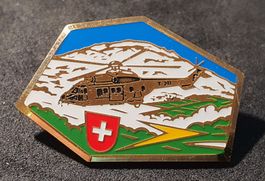 W668 - Pin Swiss Air Force Super Puma T-311 Helikopter Heli