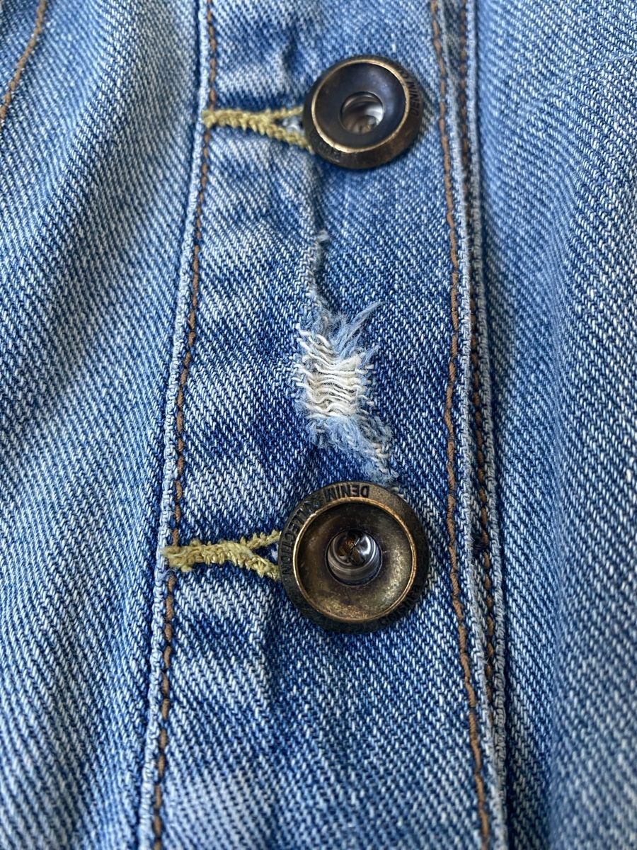 Bershka Top: Bershka Denim-Weste Hellblau Grösse S – Nuovo (secondo la descrizione) da Basel venduto da ane_82yg 3
