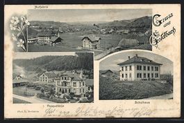 Goldbach, Parqueterie, Schulhaus, Hutfab