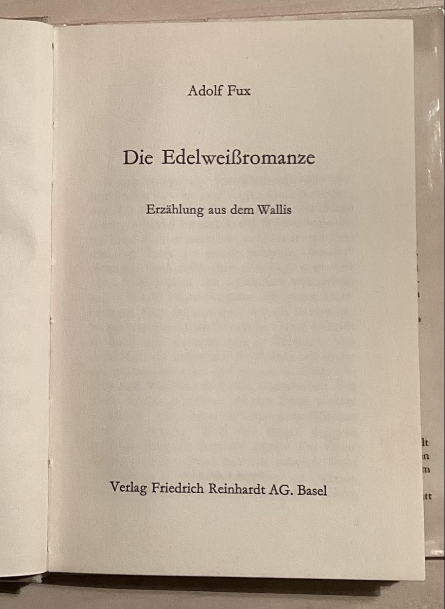 Libri: Wallis, A.Fuchs, Erzählung – Usato da Reinach BL venduto da Linda013 2