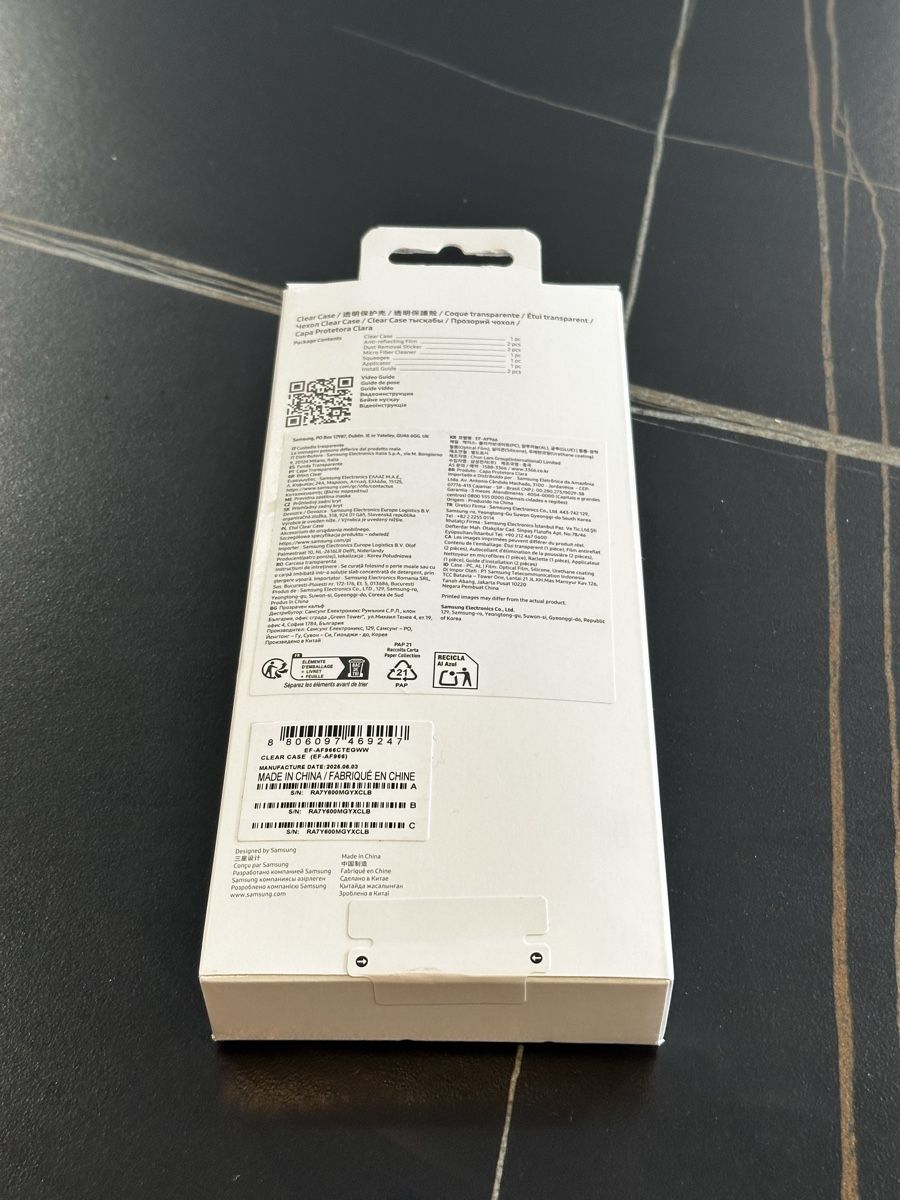 Samsung Cover & Protezioni schermo: Coque Samsung Galaxy Z Fold7 Clear Case – Nuovo e nell'imballaggio originale da Fribourg venduto da WAURGB_6498 2