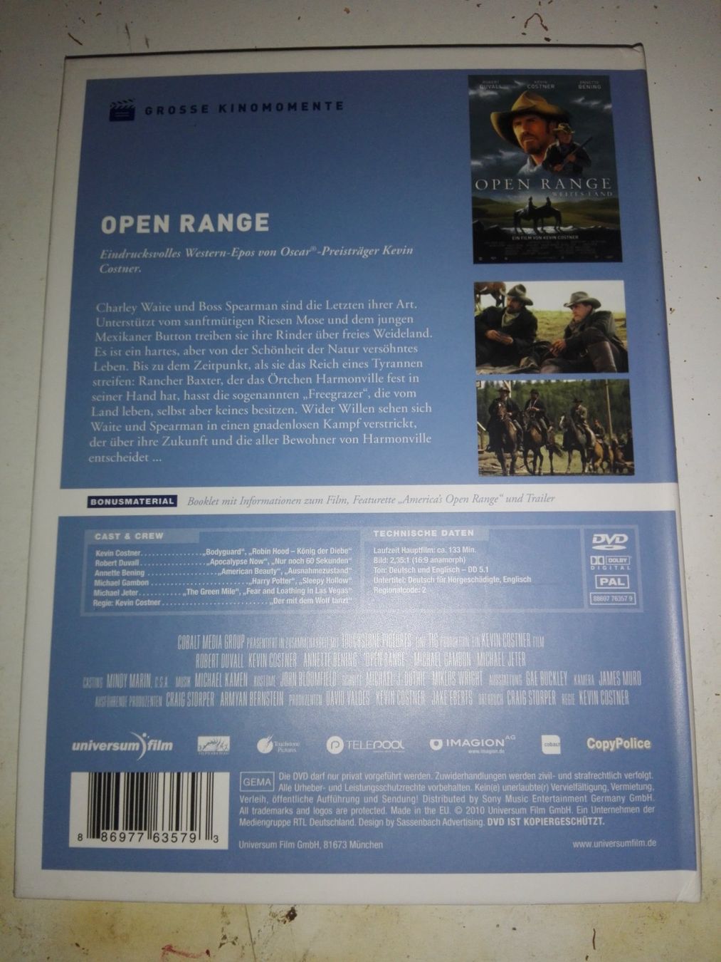 Tutti i DVDs: Open Range  (Große Kinomomente 69)   > Deutsch & Englisch < – Usato da St. Gallen venduto da elk2021 4