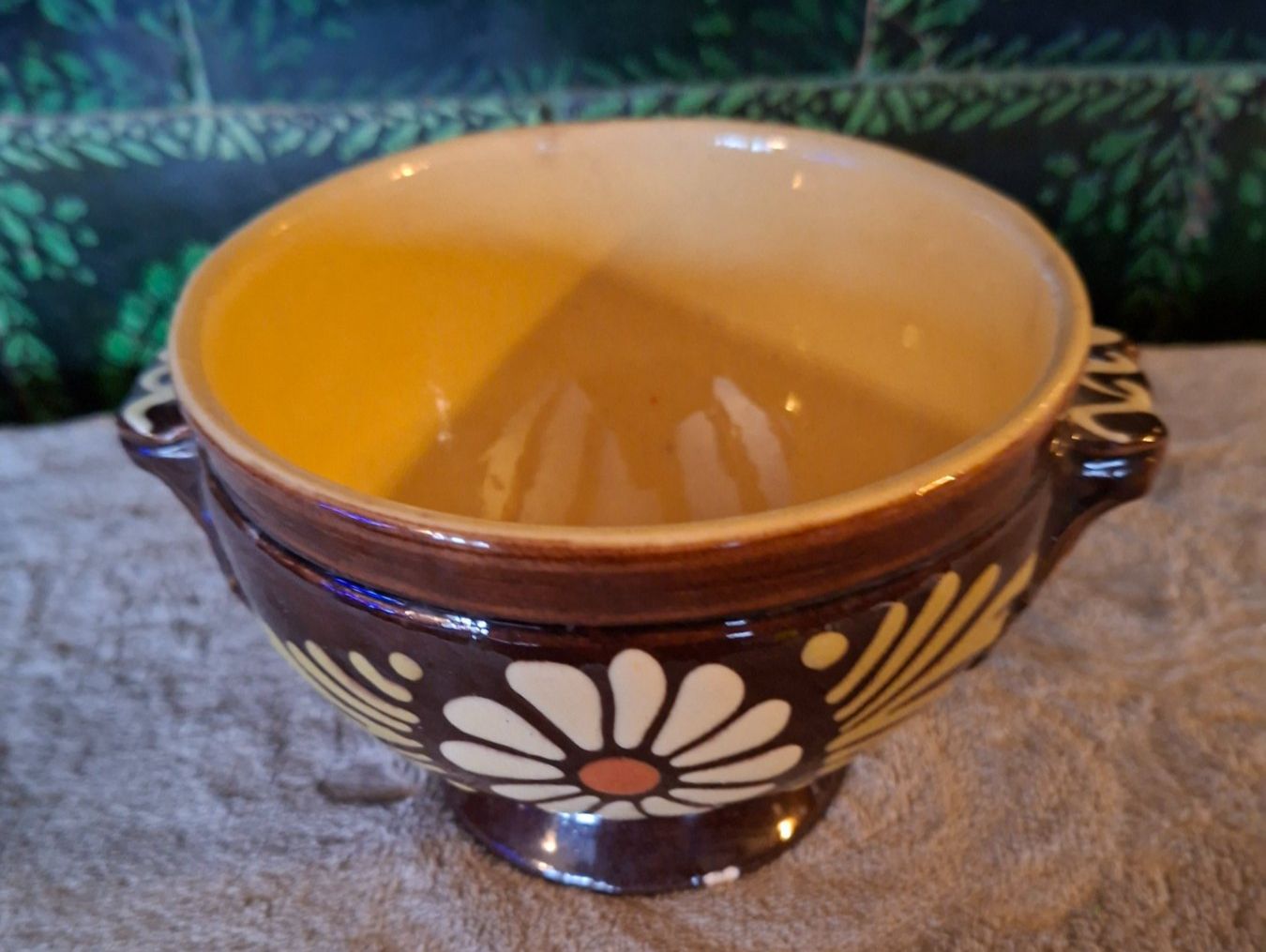 Ciotole: Rustikale Keramik Schale mit Blumen Dekor - Vintage – Nuovo (secondo la descrizione) da Otelfingen venduto da silver-moon 1