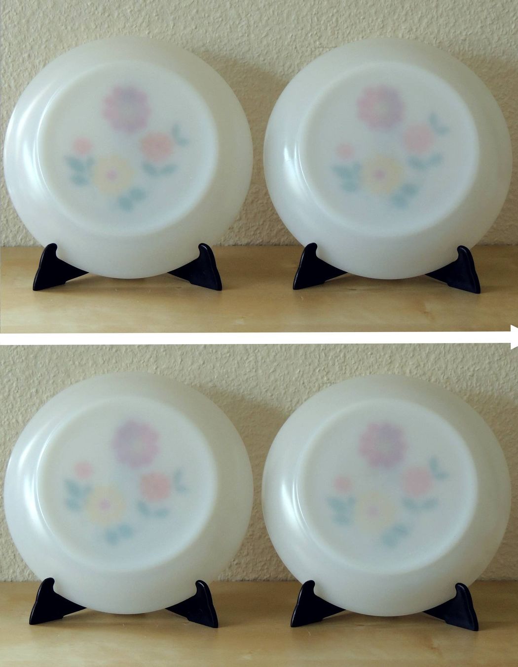Teller: 10 assiettes de table, modèle Rotterdam, Arcopal, 1970s – Gebraucht aus La Chaux-de-Fonds von Helene2300 9