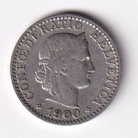 Schweiz 20 Rappen 1900
