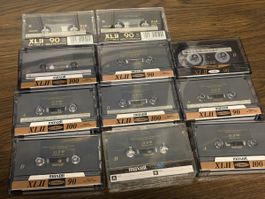 11 Maxell XLII Kassetten 90 und 100 Min gebraucht Zustand