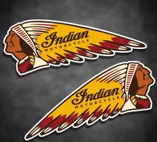 Sticker Big Indian Motorcycles J039
