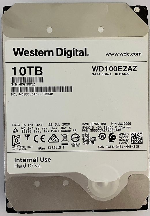 Western Digital 10TB SATA HDD | Kaufen auf Ricardo