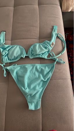 Bikini Set petrol Grösse S guter Zustand