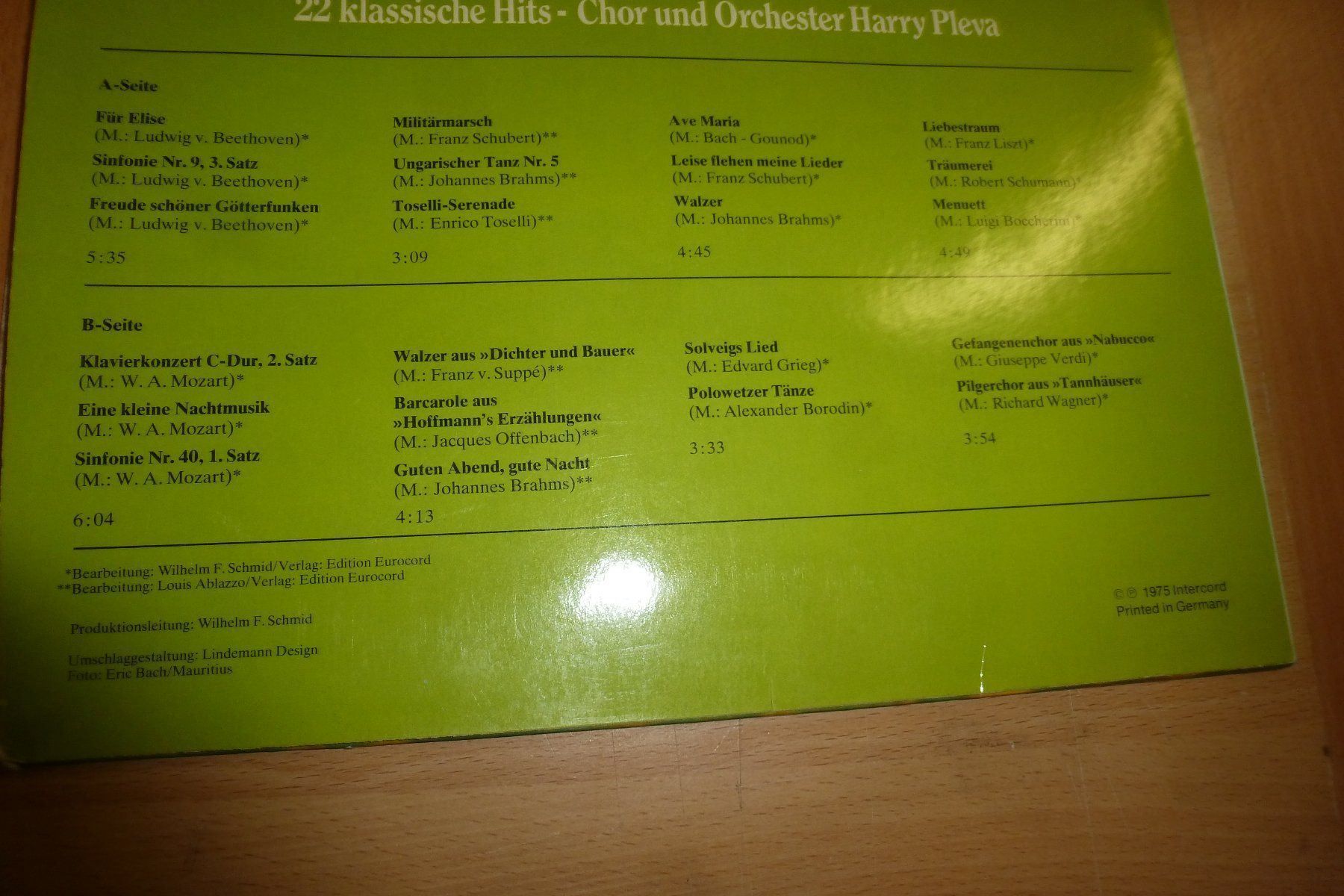 Dischi in vinile: Swingung Classics Chor Orchester H Pleva – Usato da Emmen venduto da newdeal1970 6
