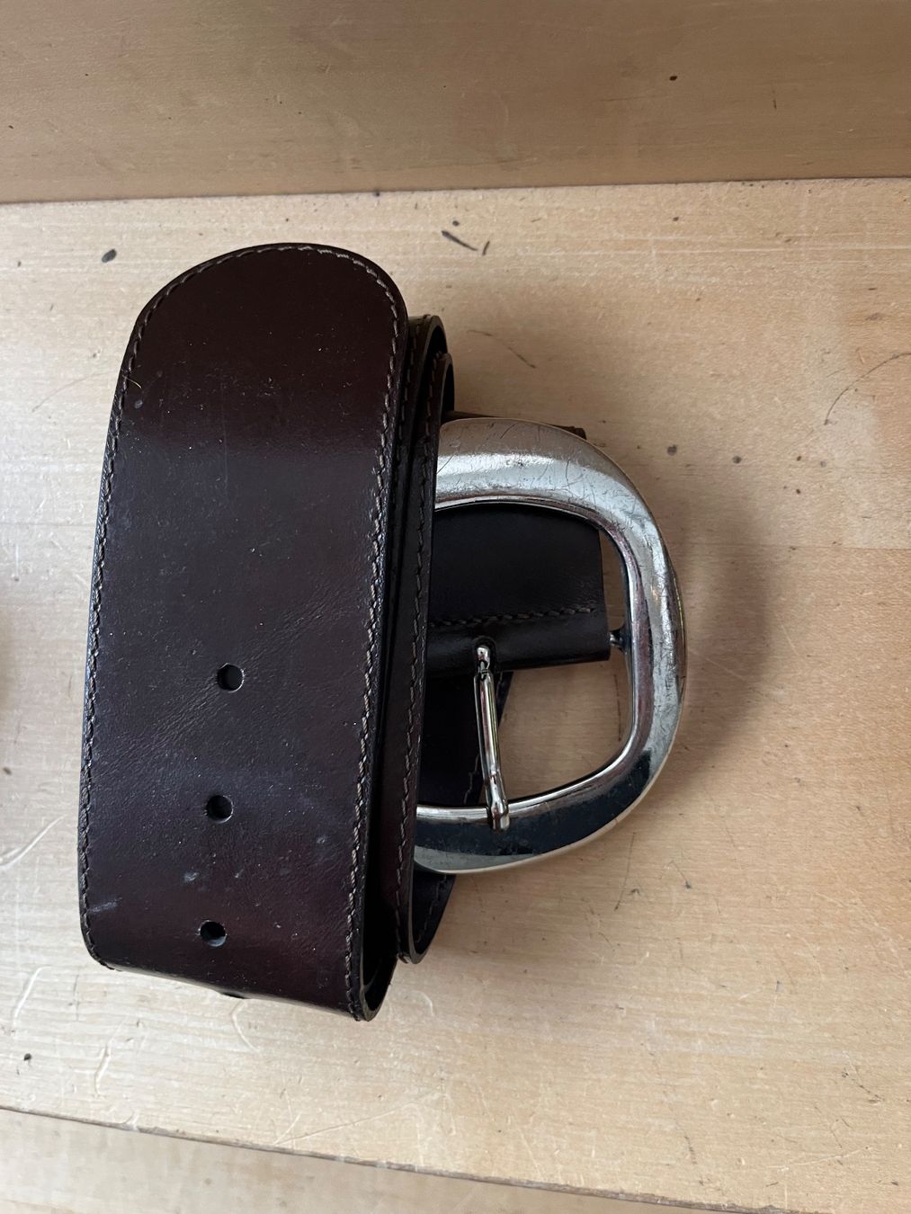 Cinture: Gurt Leder dunkelbraun – Usato da Bern venduto da leokislig