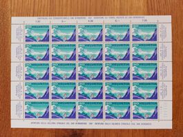 Postfrisch, gültige Schweizer Frankatur, Briefmarkenbogen