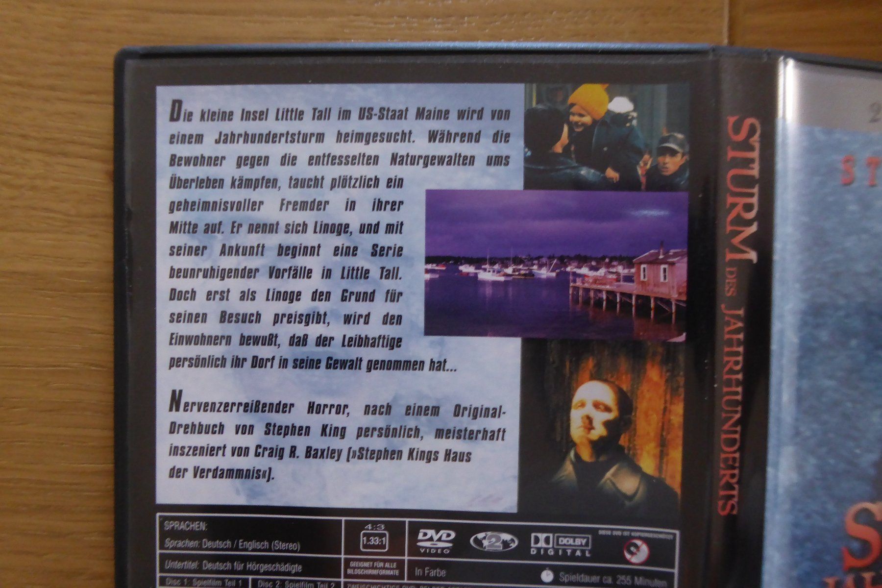 Alle DVDs: 2x DVD Stephen King Sturm des Jahrhunderts – Gebraucht aus Allschwil von Summelsarium 1