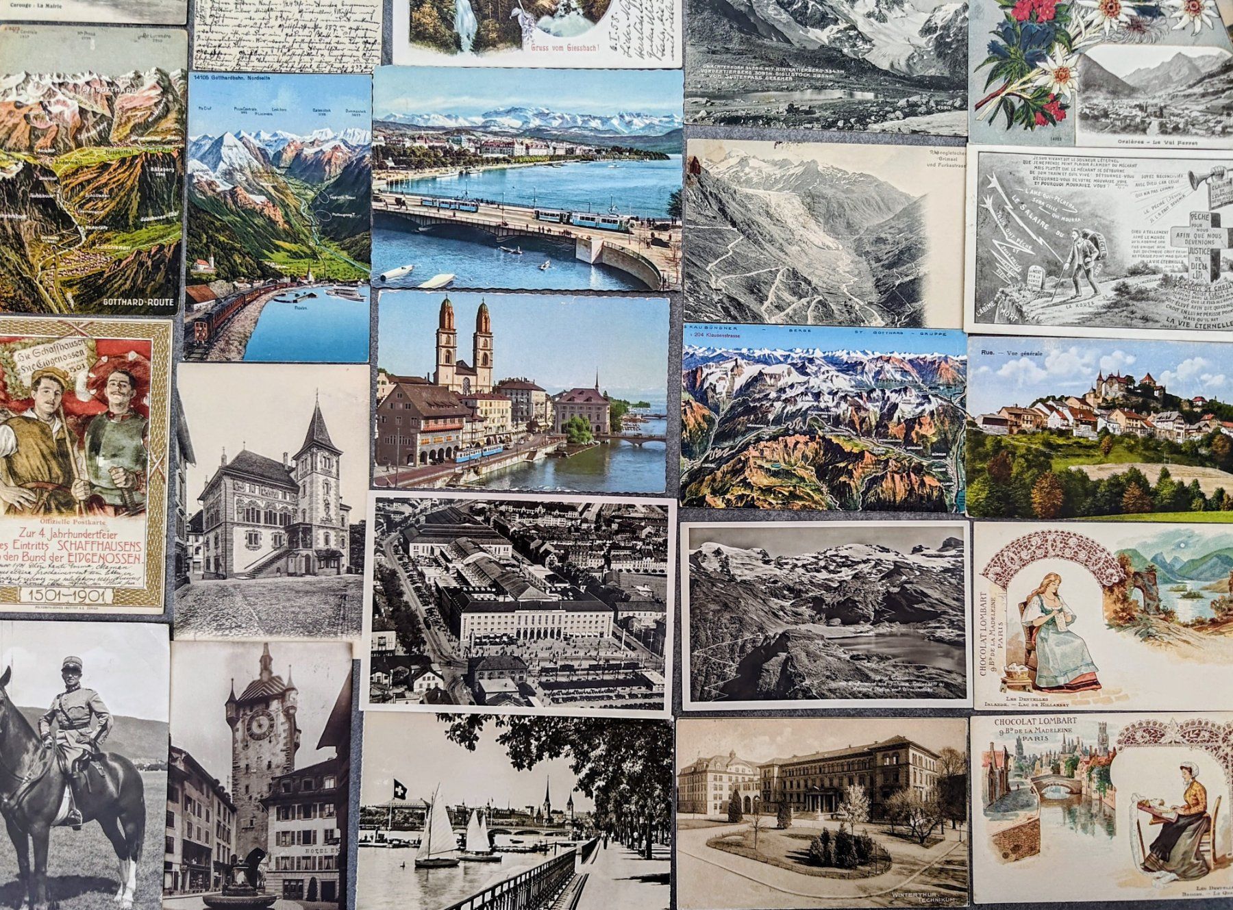 Cartoline postali: +++158 URALTE CH-ANSICHTSKARTEN-SAMMLUNG GANZE CH+++ AB 1.- – Usato da Zürich venduto da Sespitreres 3
