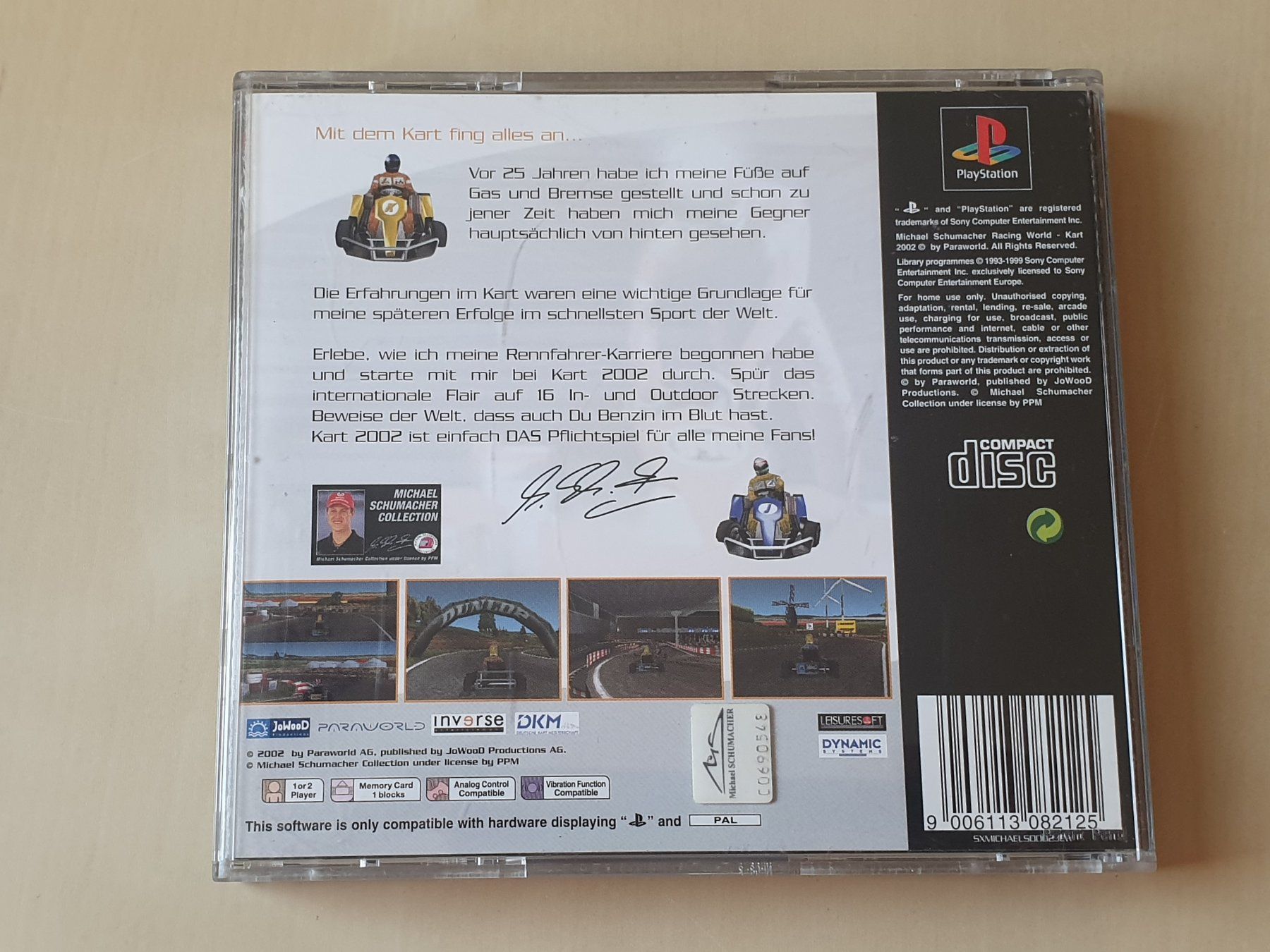 Sony Spiele: Michael Schumacher Racing World Kart 2002 – Gebraucht aus Stansstad von collectorsshop 1