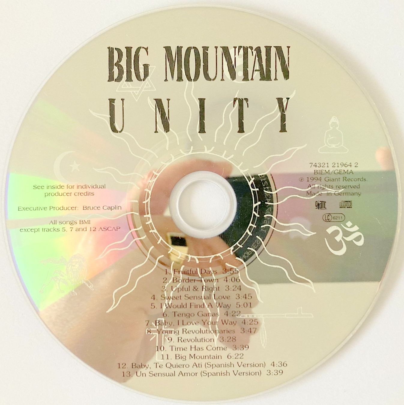CD: BIG MOUNTAIN - UNITY (1 CD) – Usato da Bottens venduto da hotter-than-hell 2