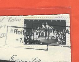 7.?.1948alte Bahnhofstation Affoltern a/A mit Aushilfstempel