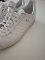 ADIDAS Gazelle Weiss Leder Sneaker Grösse 38-39, top Zustand