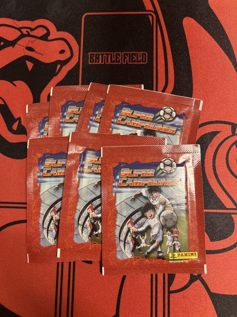 Panini Carte collezionabili: Panini Supper Kickers Stickers 7 Packungen – Usato da Arbon venduto da ids