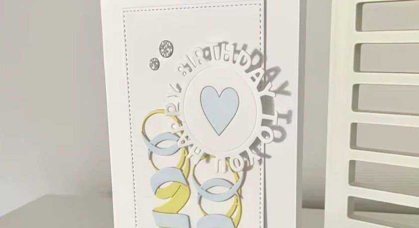Schablonen: Neues 2er  Stanzschablonenset Geburtstag – Neu und originalverpackt aus Effretikon von wenuss 3