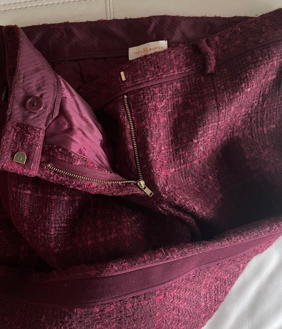 Pantaloni: NEUE Hose Tory Burch Tweed – Nuovo (secondo la descrizione) da Etoy venduto da Airesun 2