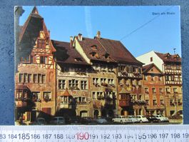 STEIN AM RHEIN RATHAUSPLATZ OLDTIMER AUTOS AK SH
