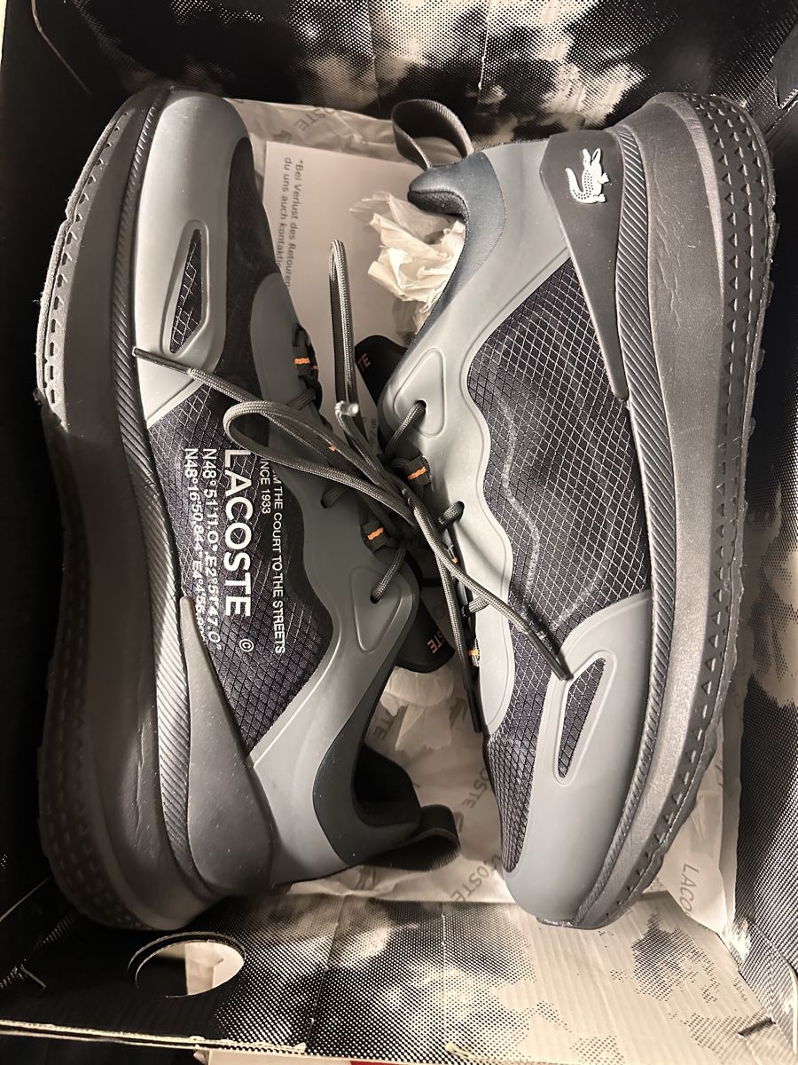 Lacoste Scarpe da uomo: Herren Sneaker Lacoste grau Grösse 46 neu – Nuovo (secondo la descrizione) da Riggisberg venduto da Gs13_pn7srt 2