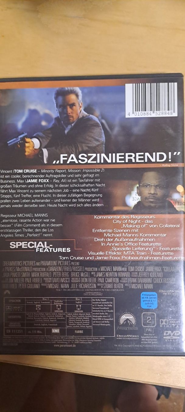 Tutti i DVDs: Collateral DVD Tom Cruise – Usato da Bitsch venduto da jajo79076 1