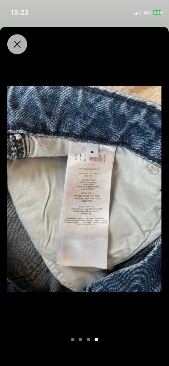 Claudie Pierlot Jeans: Claudie Pierlot Jeans 36 – Usato da Liebefeld venduto da fuoco-e-fiamma 3