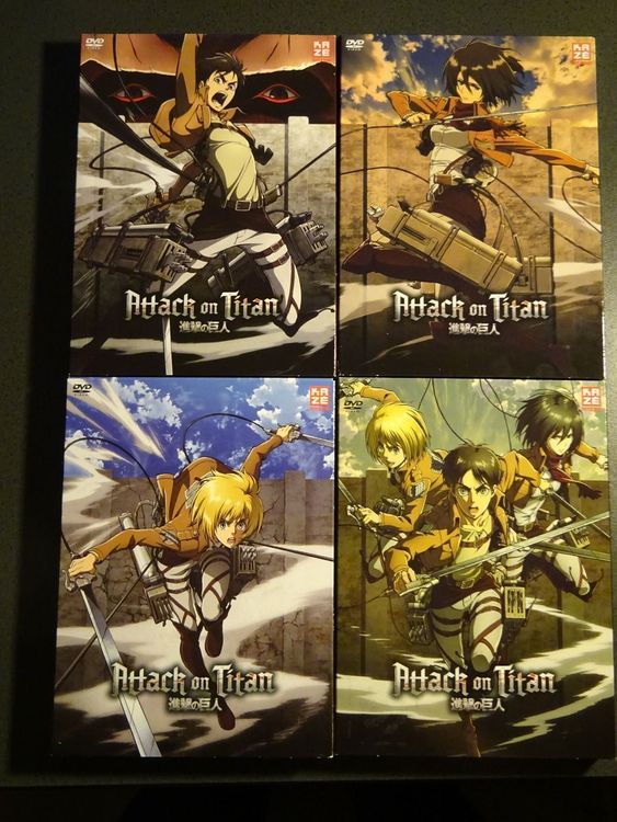Attack on Titan Komplette Staffel 1 Kaufen auf Ricardo