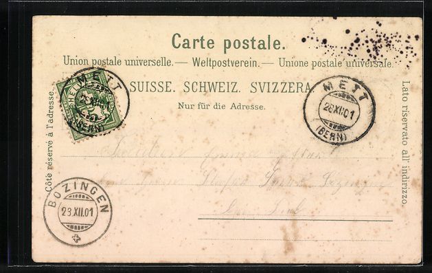 Cartoline postali: Litho Bern, Bärengraben, Gesamtansicht, – Usato da Berlin venduto da bartko-reher 1