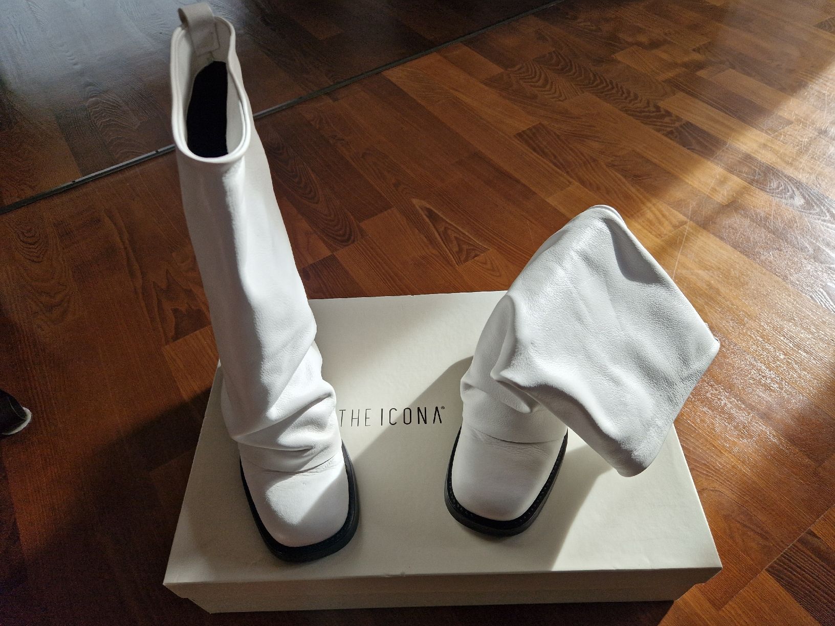 Chaussures femmes: Weisse Lederstiefel, Gr. 36 – Neuf (Voir description) à Zürich par stefanella 3