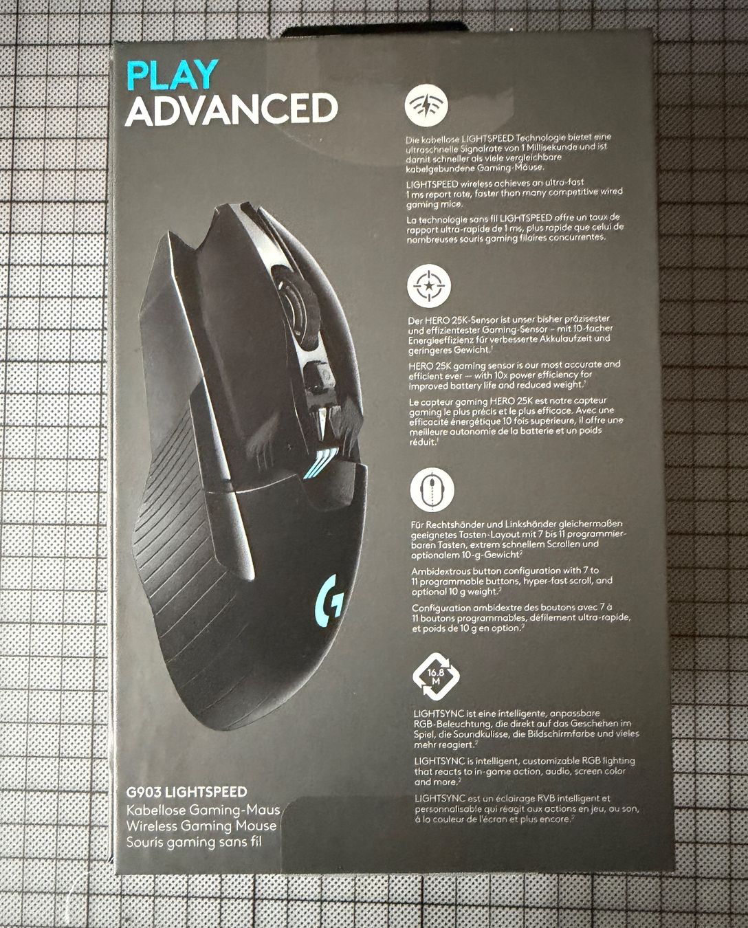 Logitech Mouse: Logitech G903 LIGHTSPEED Gaming-Maus mit OVP – Usato da Nussbaumen AG venduto da olitech5415 2