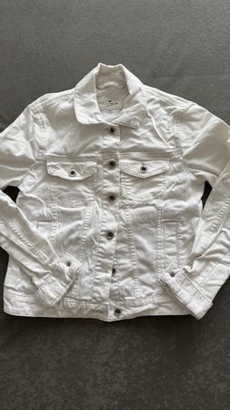 Tom Tailor Jeansjacke Weiss, Gr. XS, Top Zustand!