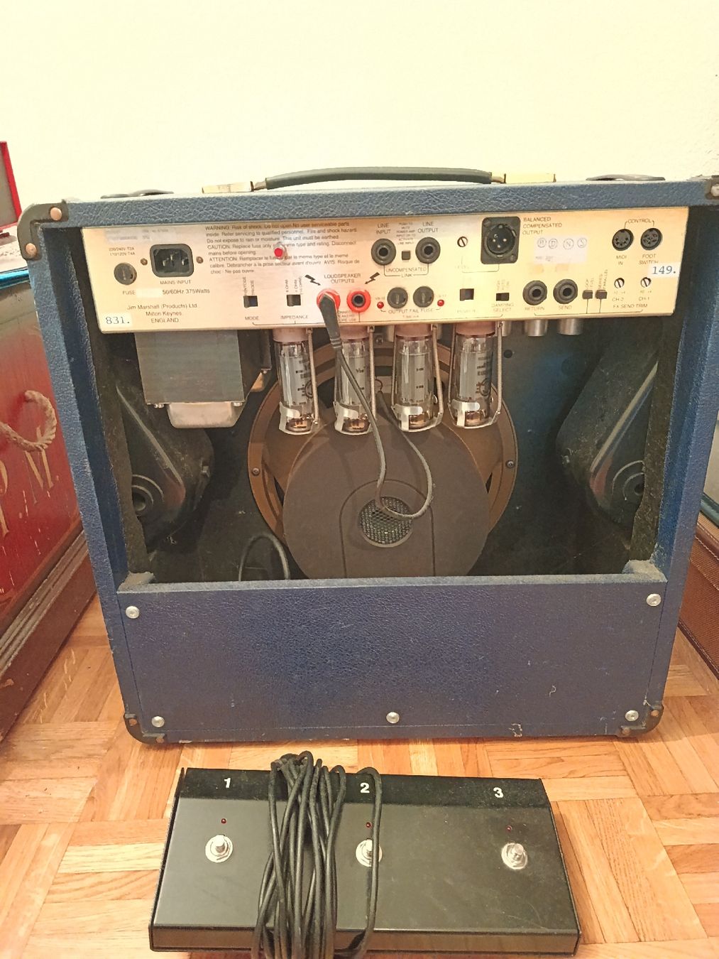 Marshall Amplificatori: Marshall 6101 30th anniversary blue – Usato da Sion venduto da norns 1