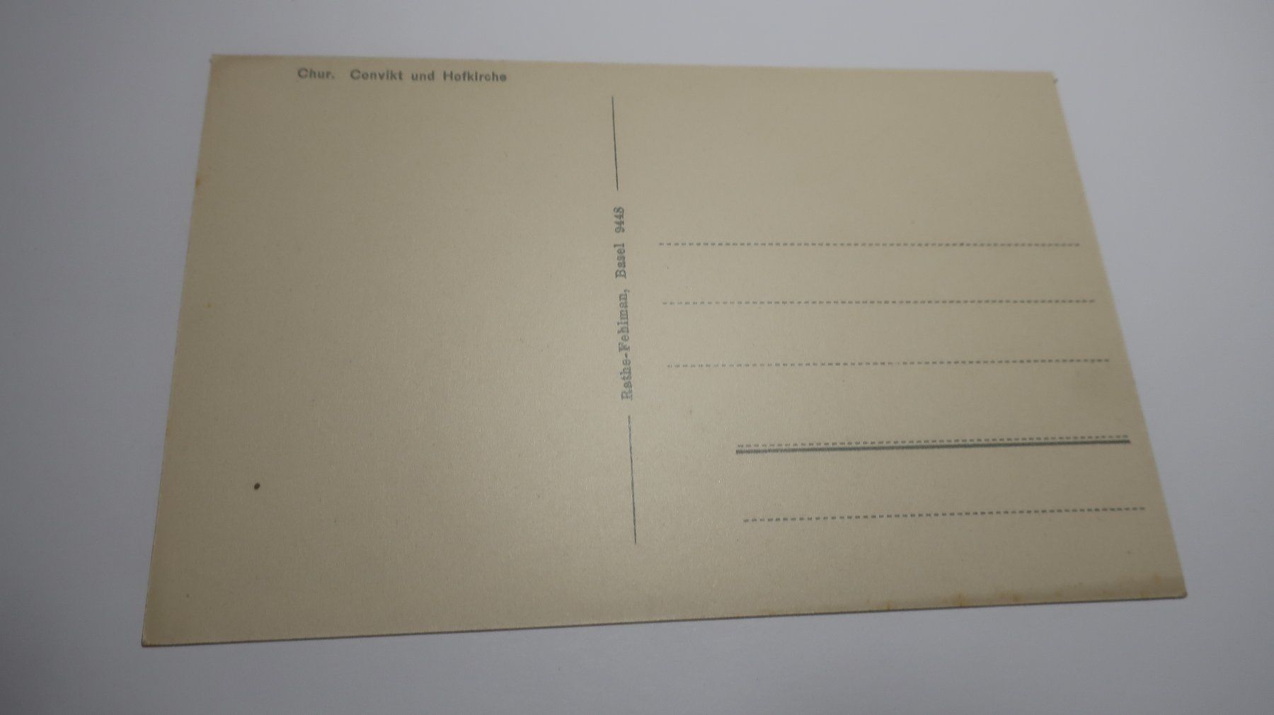 Cartoline postali: Chur Convikt und Hofkirche – Usato da Cormoret venduto da Pascalll2001 3