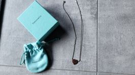 100% Tiffany & Co. Return to Tiffany Herz Kette Rubedo