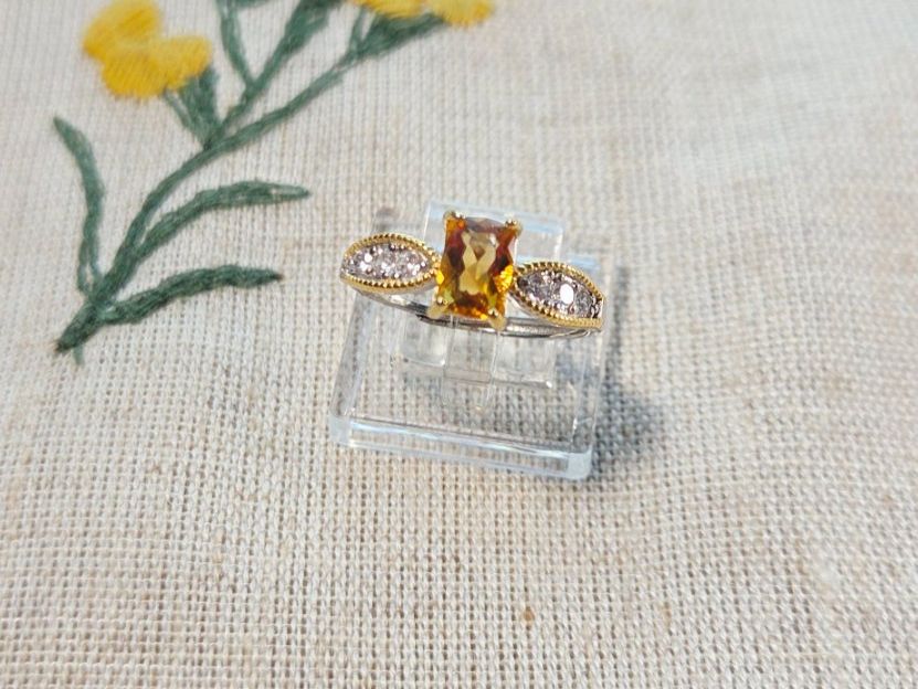 Anelli: NEW - S925 Citrine Ring (Adjustable) – Nuovo (secondo la descrizione) da Zürich venduto da cin_wcf6