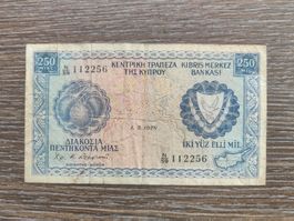 Zypern 250 Mils 1978