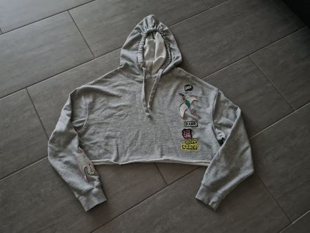 TALLY WEIJL Kaputzenpullover grau gr.S