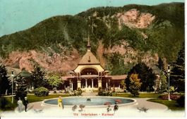 Interlaken - mit Stabstempel Interlaken Oststation 1907