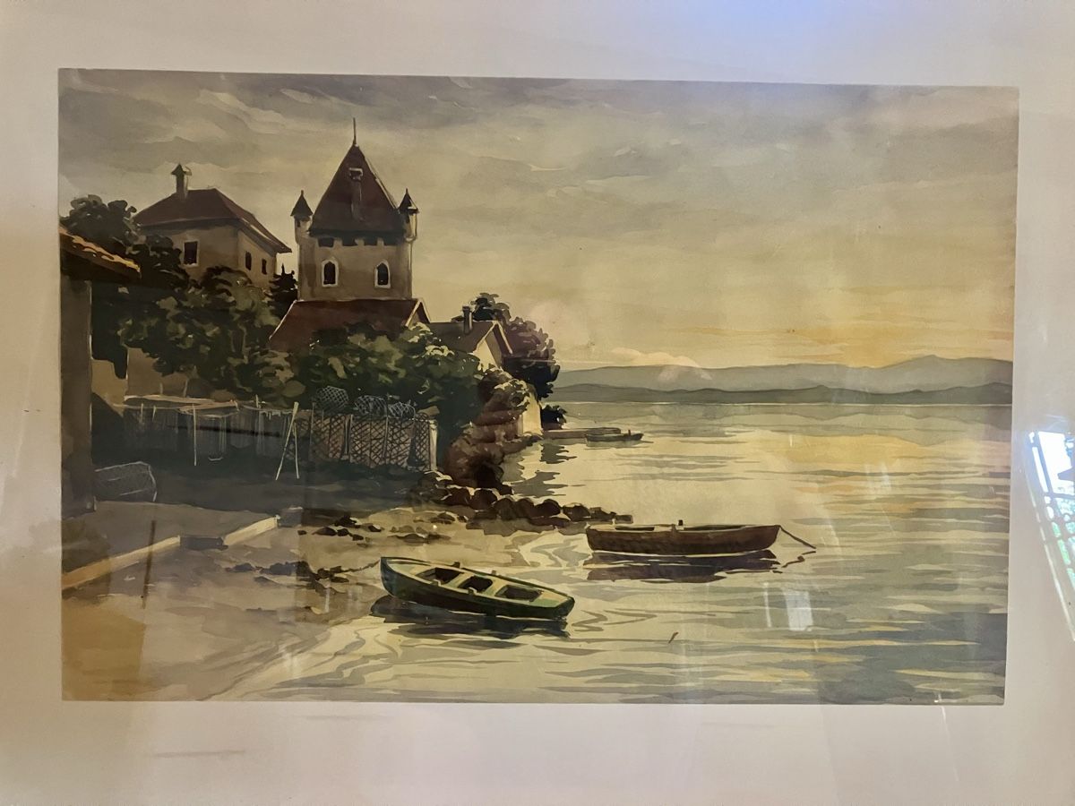 Dipinti: Peinture gouache – Usato da Puidoux venduto da lemacos 1