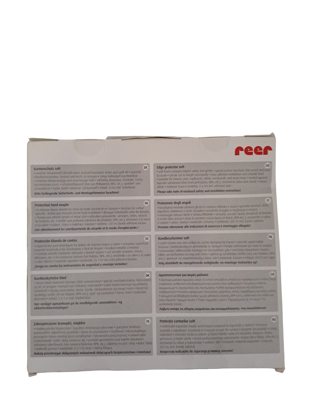 Nastri decorativi: Reer Kantenschutz Soft weiss – Nuovo e nell'imballaggio originale da Männedorf venduto da Restwert_Maennedorf 3