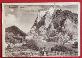 AK GRINDELWALD WETTERHORN KUPFERBERG WEGGIS OBERMEILEN 1912